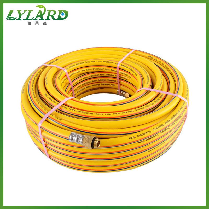 Customizable 5 Layers High Pressure Spray Hose With Brass Couplings