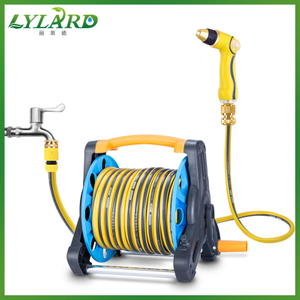 Cold-proof,Explosion-proof And Antibacterial Flat Garden Hose Reel Set