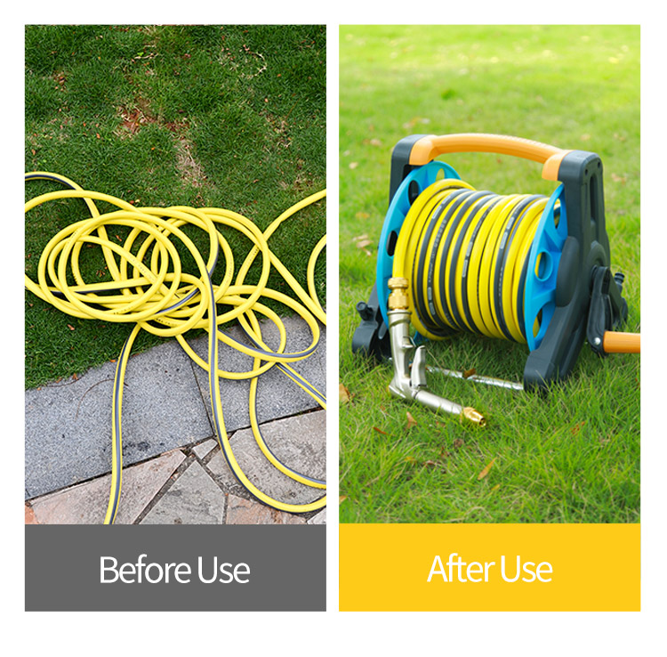 Chian Wholesale Garden Hose Reel With Copper Connectors Spray Nozzle