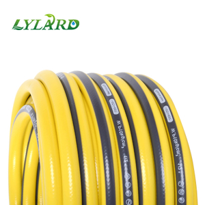 Yellow 1/2" 50ft Soft High Water Pressure PVC Garden Hose Water Hose Pipe