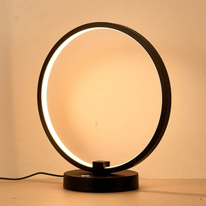 LED Table Light Circular Desk Lamp