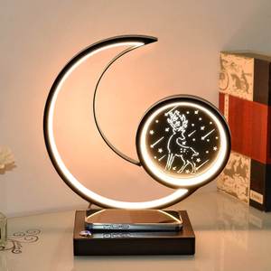 High Quality Moon Led Lamp Creative Modern Desk Lamps