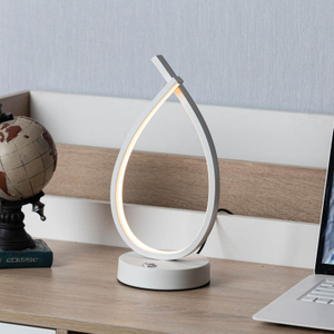 Modern Style white Desk Lamp Line Design