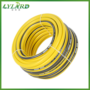 Pvc Plastic Outside Diameter 15.5mm Garden Hose Yellow And Gray Water Hose